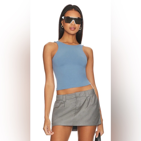 Free People Blue Intimately Clean Lines Cropped Tank - Size XS/S - Picture 3 of 7